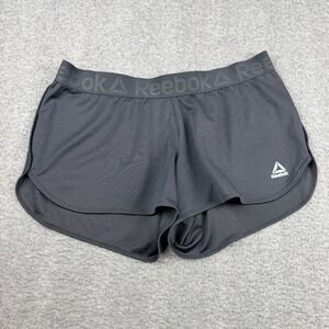 Reebok Speedwick Women's L Large Black Running Athletic Shorts BK4438